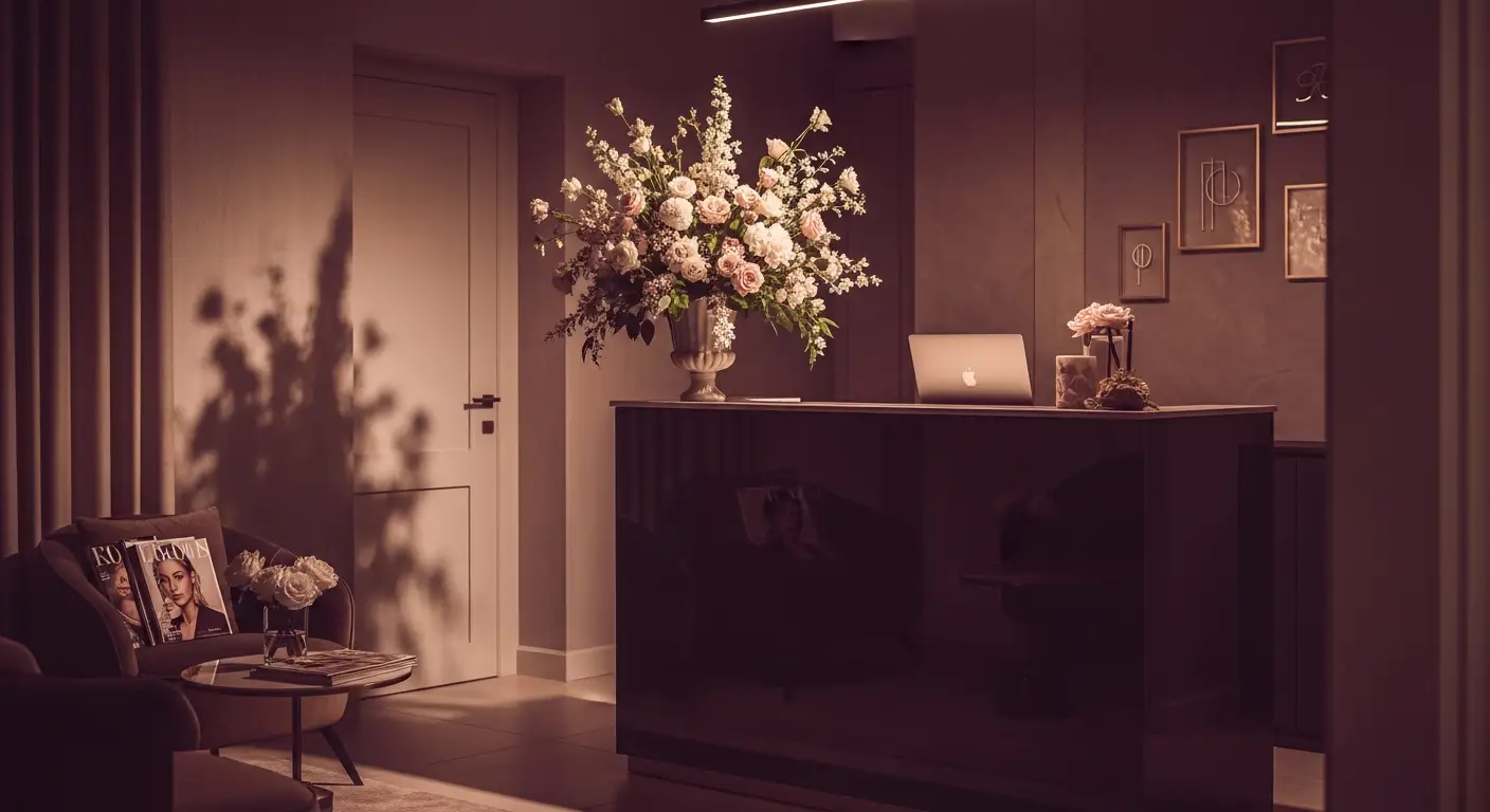 Serene treatment space at Simply Faces Skin Care