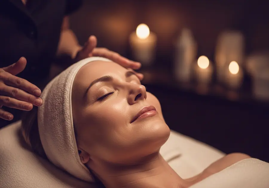 Radiant skin during an anti-aging regenerative facial